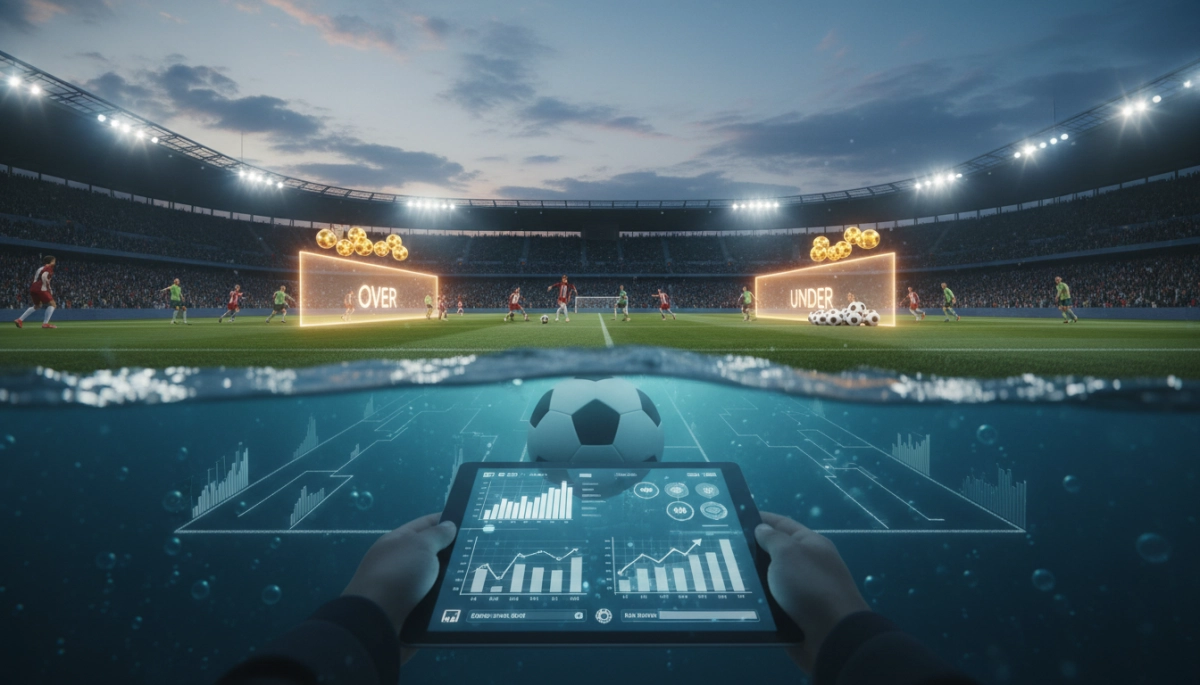 Over under gols futebol: estratégias para apostar em totais