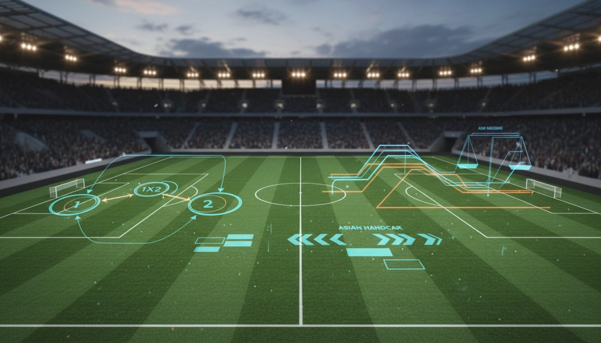 Tipos de apostas de futebol explicados: do 1X2 ao handicap asiático