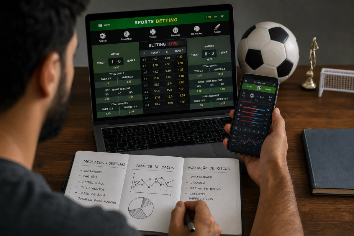 O que são apostas esportivas especiais: mercados exóticos, avaliação por dados e riscos