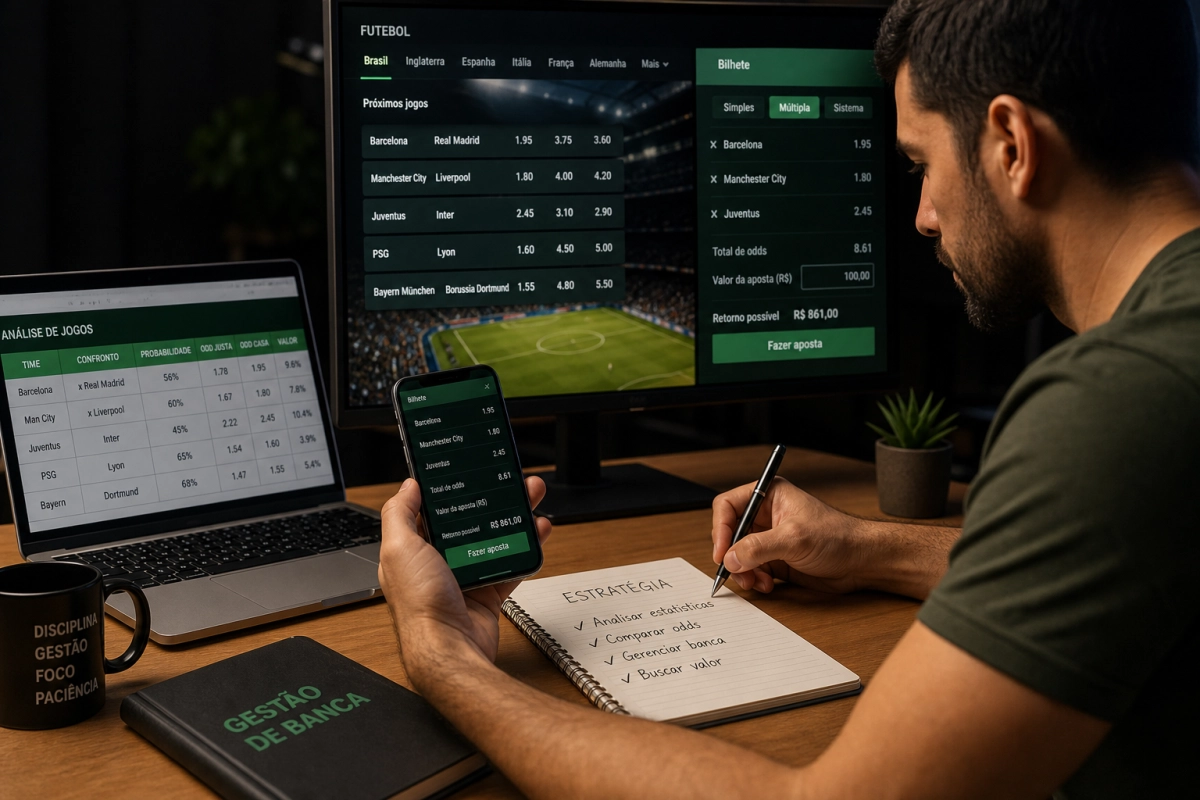 Apostas Esportivas Combinadas: Como Montar Múltiplas com Critério